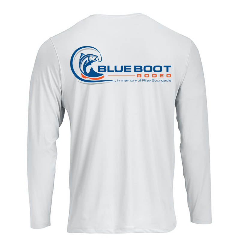 White Long Sleeve Shirt - Dry Fit – Blue Boot Rodeo