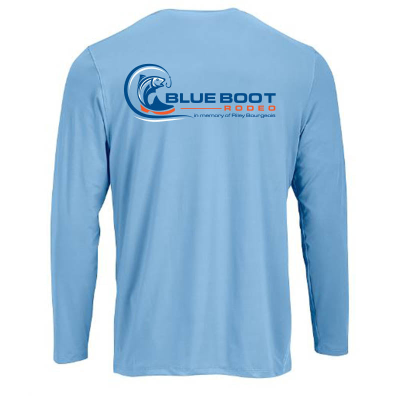 Active Dry Long Sleeve Dri Fit Shirts Columbia Blue Long Sleeve