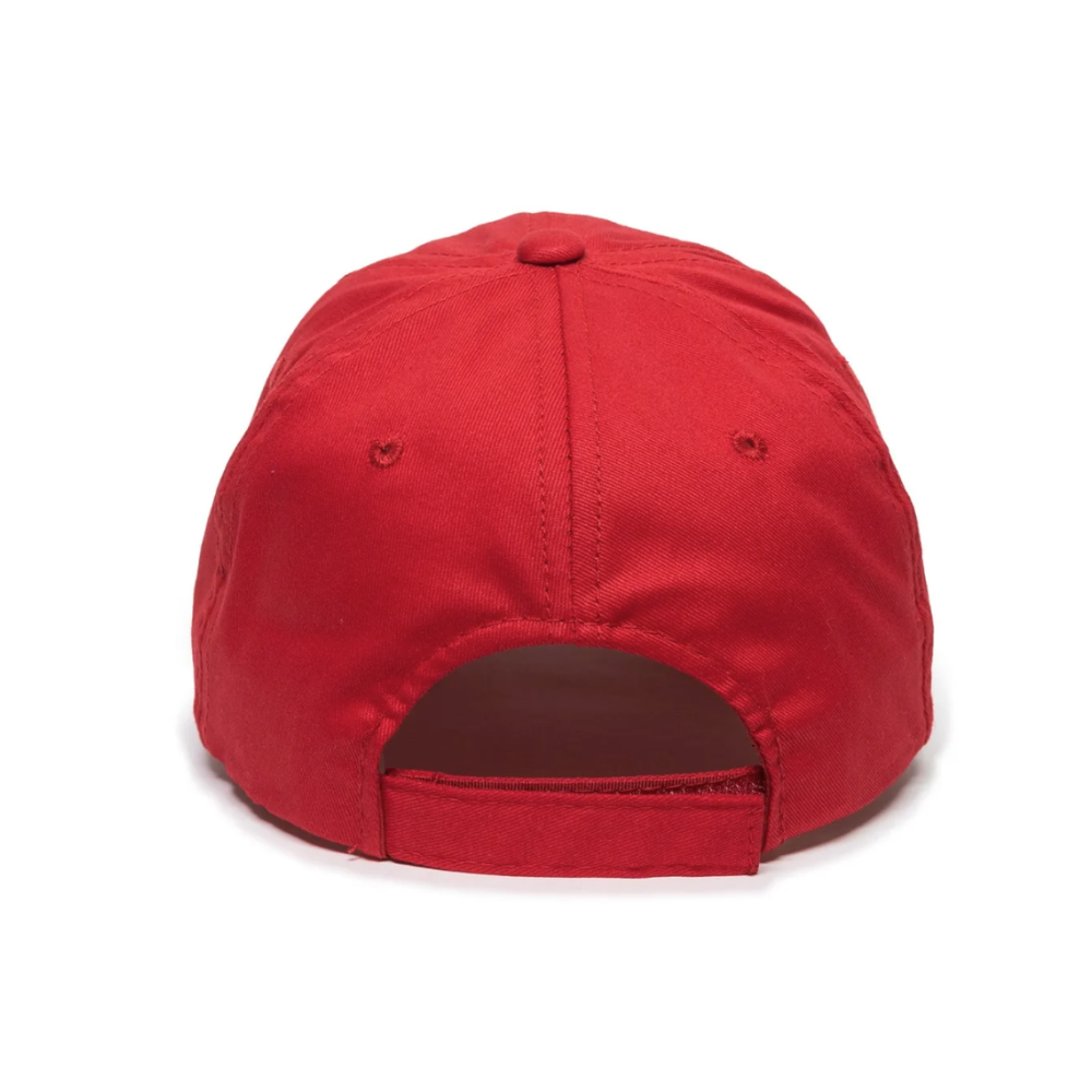 Red Unstructured Hat