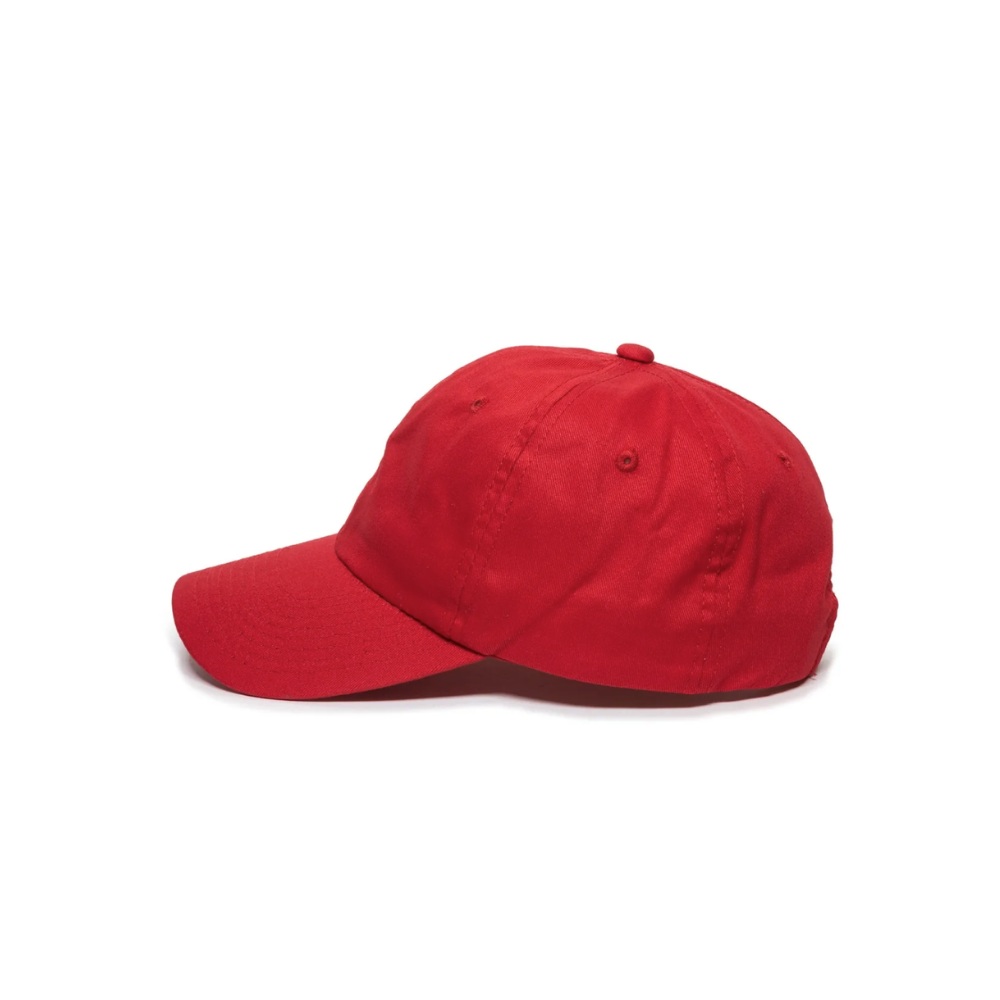 Red Unstructured Hat