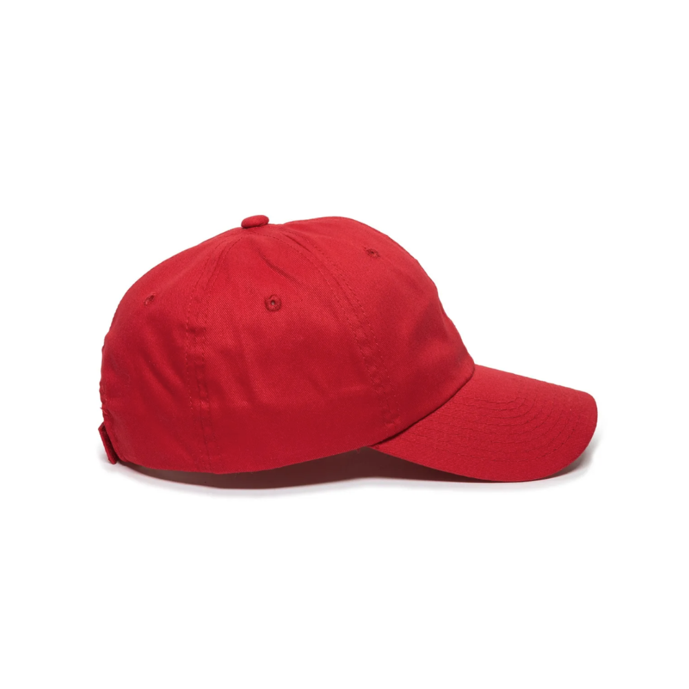 Red Unstructured Hat