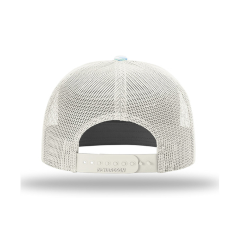 Saltwater Duck Camo/Ice Grey 7 Panel Hat