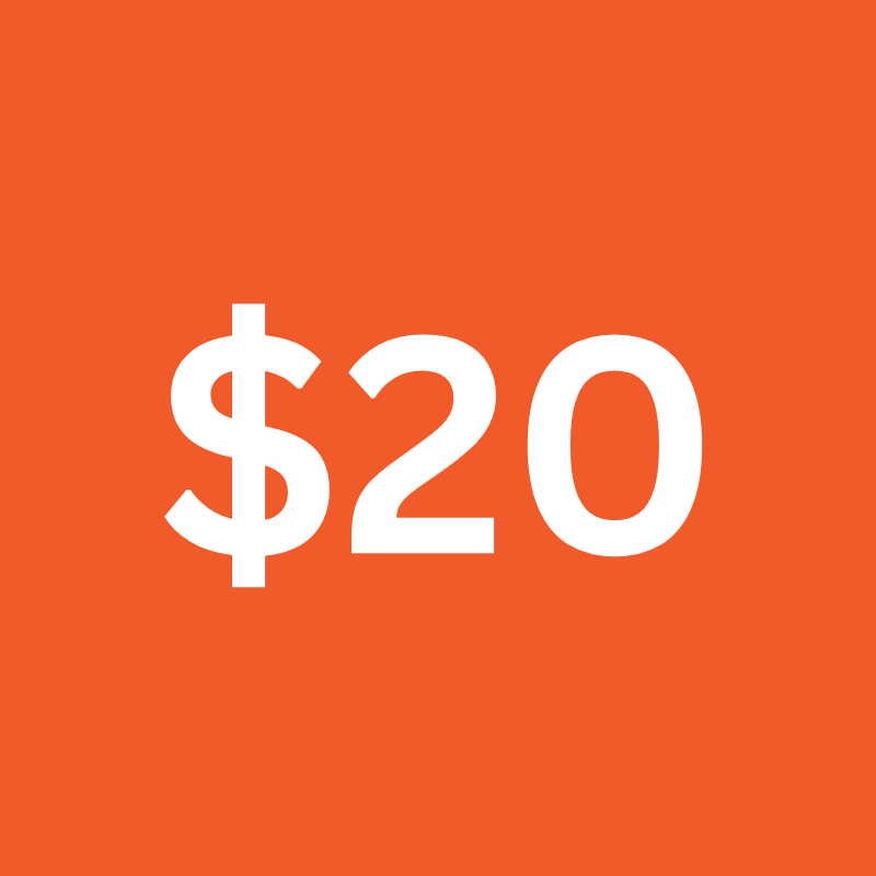 $20 Concession Ticket