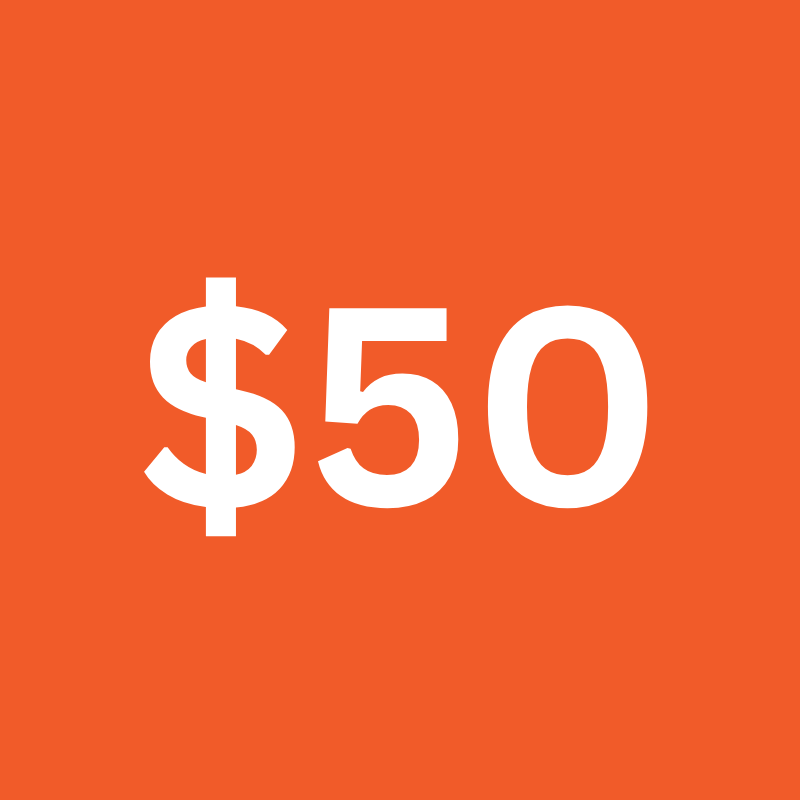 $50 Concession Ticket