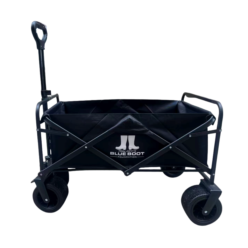 Black Collapsible Foldable Camping Beach Wagon