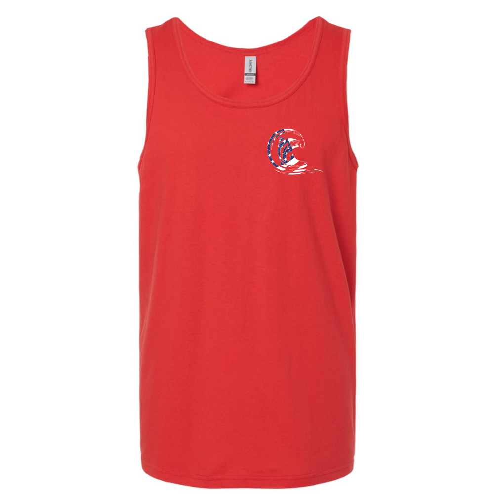 Red Cotton Tank Top