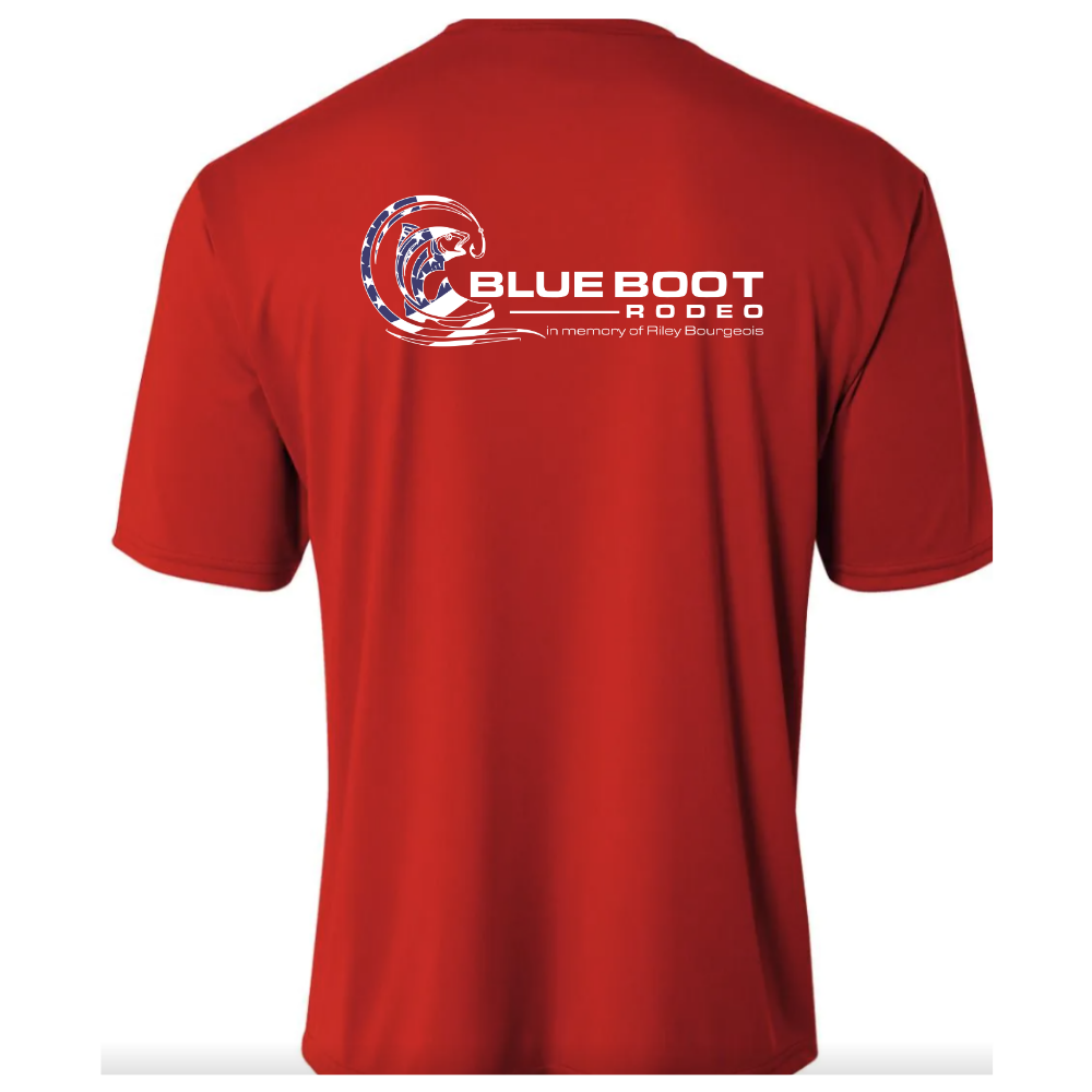 Youth Red Short Sleeve Dri-Fit Shirt