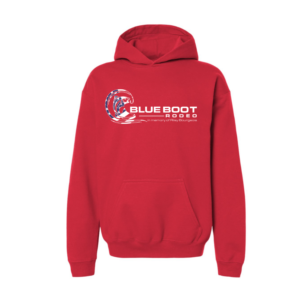Red Long Sleeve Sweatshirt Hoodie