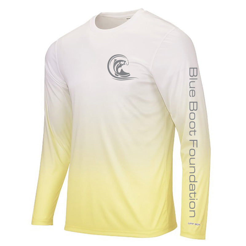 Yellow Ombre Long Sleeve Dri-Fit