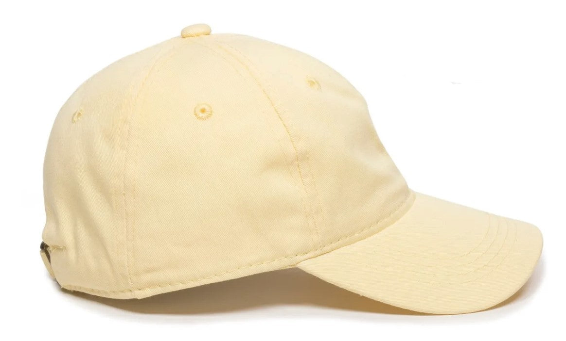 Yellow Unstructured Hat