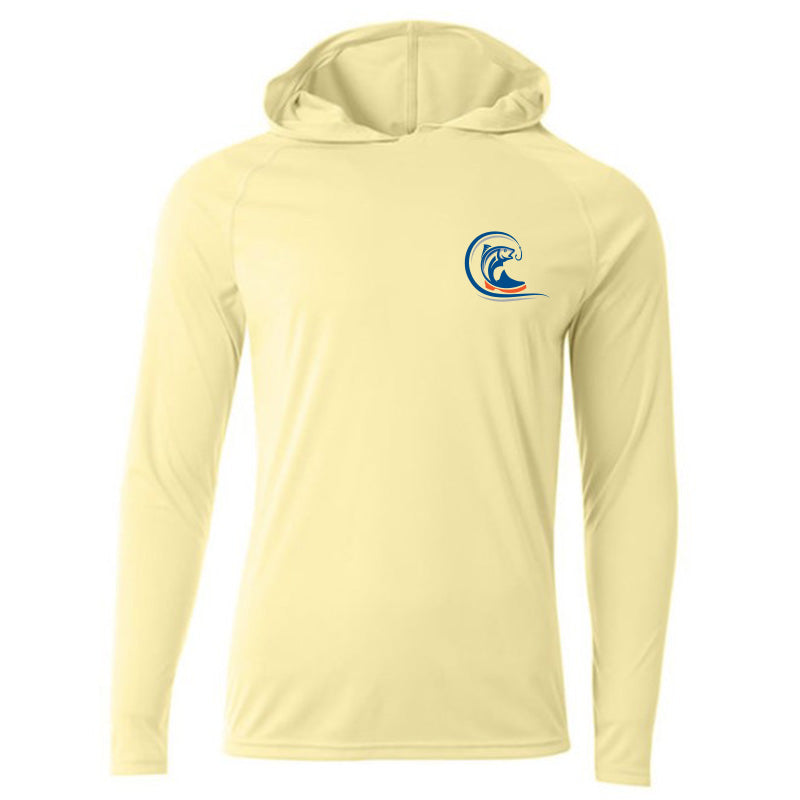 Youth Yellow Long Sleeve Hoodie Dri-Fit