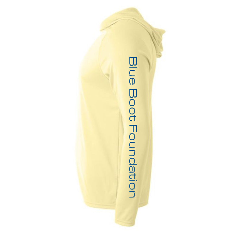 Youth Yellow Long Sleeve Hoodie Dri-Fit